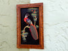 Pair of Mexican Feather Bird Art