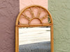 Petite Rattan Sunburst Mirror