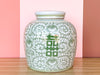 Seafoam Green Temple Jar