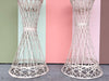 Pair of Webspun Plant Stands
