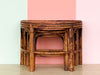 Set of Three Petite Demilune Risers