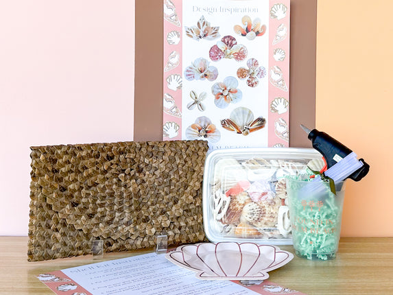 Palm Beach Regency DIY Shell Clutch Kit