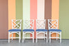 Set of Four Rattan Dining Chairs
