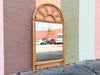 Petite Rattan Sunburst Mirror