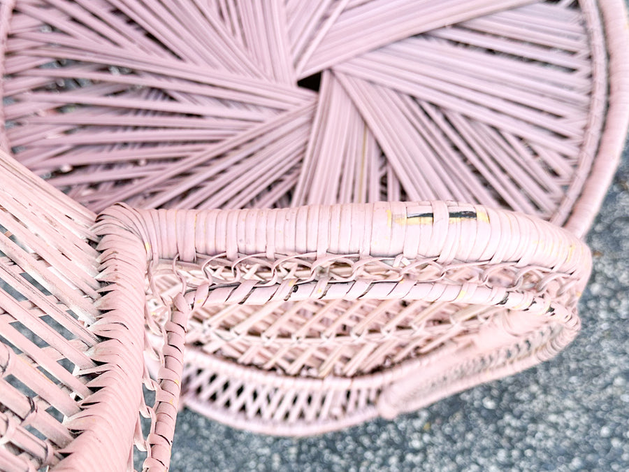 Pink Chic Peacock Chair