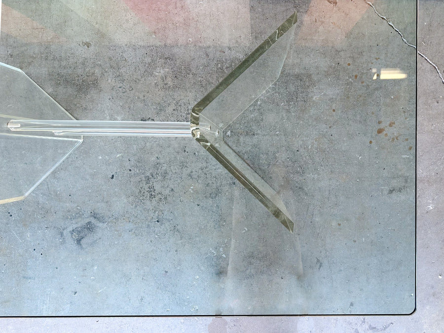 MCM Lucite Dining Table
