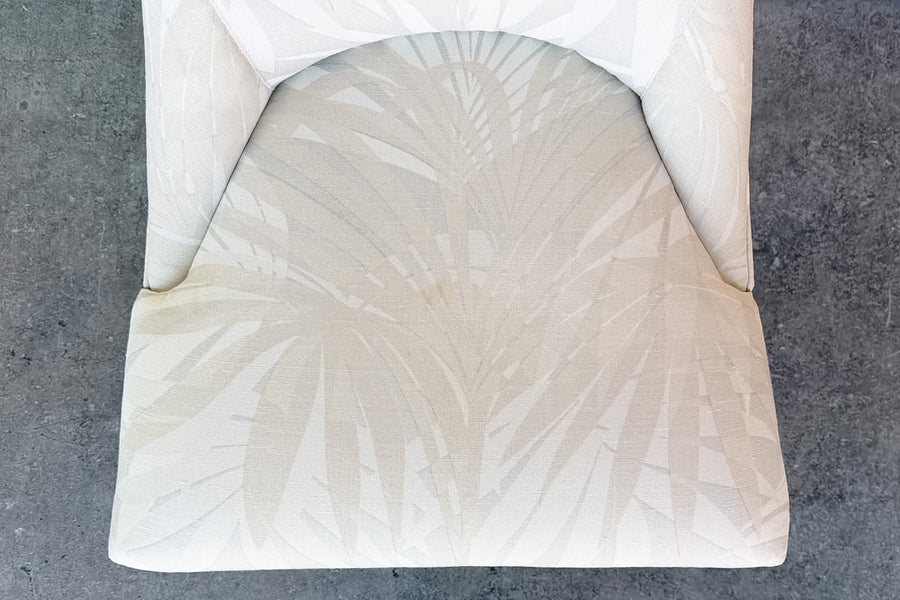 Palm Leaf Upholstered Accent Chair
