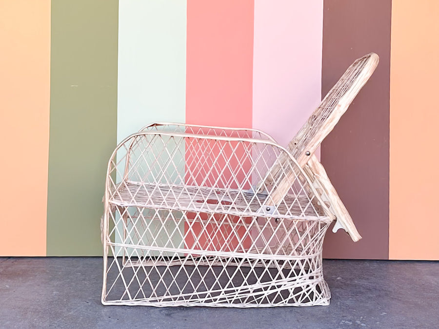 Marbled Pink Webspun Reclining Chair