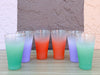 Set of Colorful Blendo Cocktail Glassware