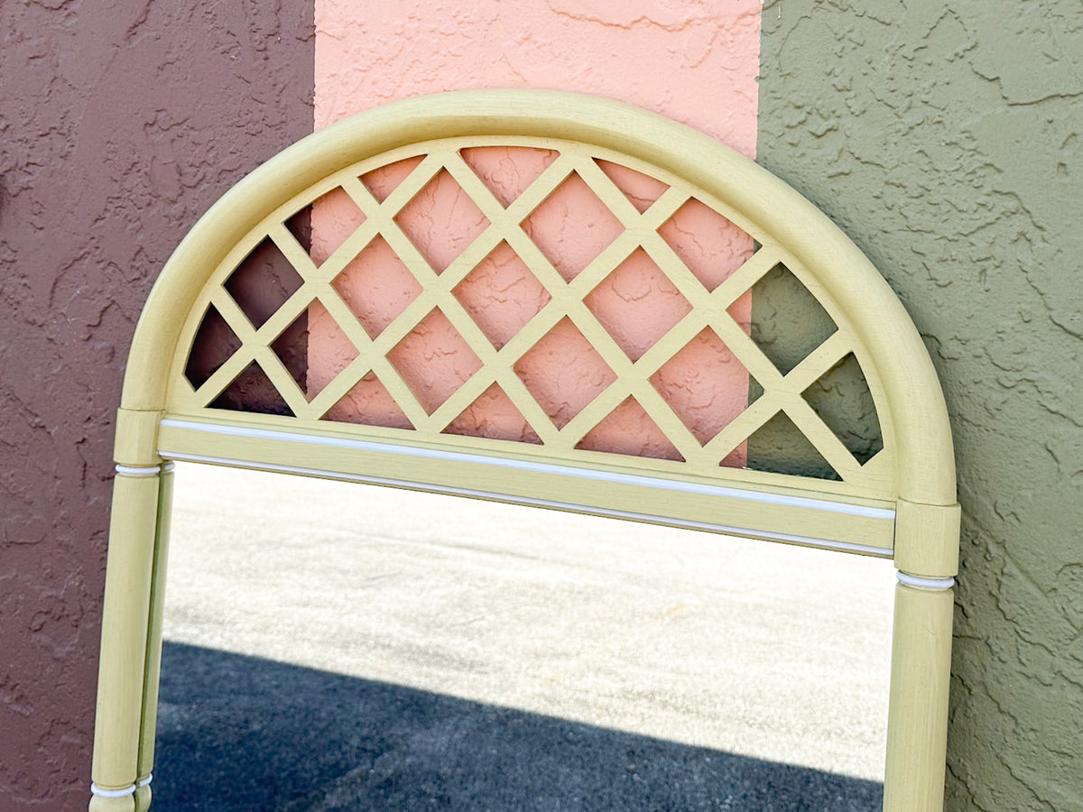 Thomasville Lattice Faux Bamboo Mirror