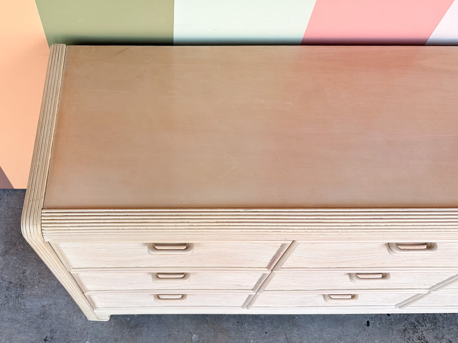 Coastal Chic Pencil Reed Dresser