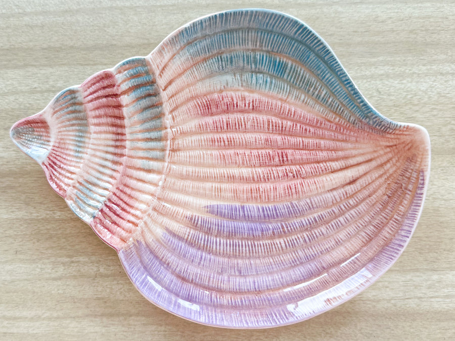 Set of Eight Fitz and Floyd Shell Plates