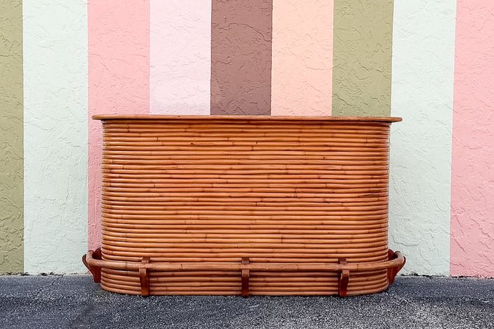 Old Florida Rattan Bar