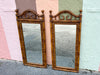 Pair of Handsome Thomasville Faux Bamboo Mirrors