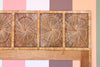 Rattan Medallion King Headboard