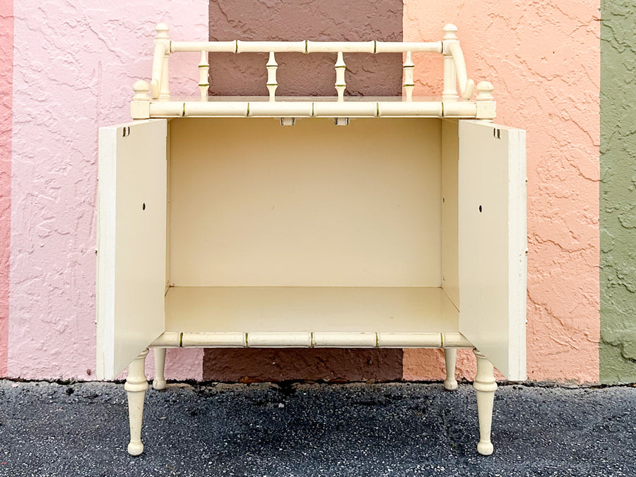 Drexel Faux Bamboo Nightstand