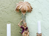 Pair of Wood Carved Monkey Wall Sconces