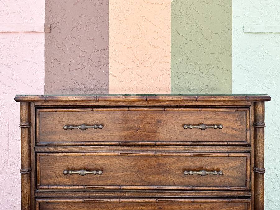 Handsome Faux Bamboo Chest