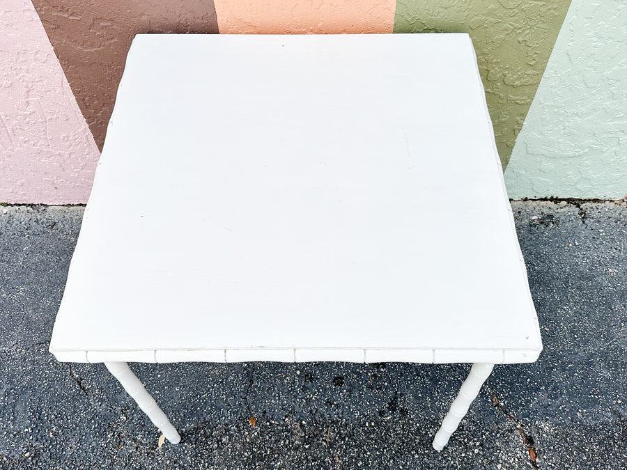 Faux Bamboo Folding Table