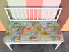 Palm Beach Style Faux Bamboo Bench