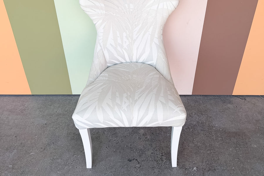 Palm Leaf Upholstered Accent Chair