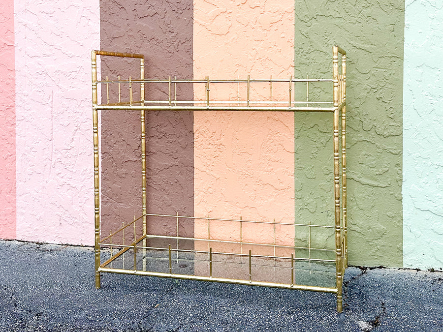 Faux Bamboo Metal Bar