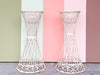 Pair of Webspun Plant Stands