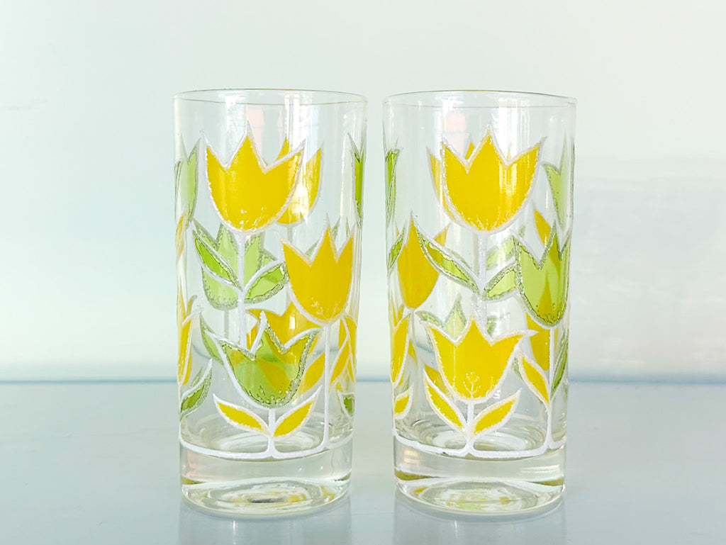 Buy Wholesale China Transparent Glass Cup Tumblers Small Daisy Tulip Print  Fresh Cute Girls Home Cheap Water Cup & Glass Tumbler at USD 1.92