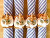 Set of Eight Shellegance Napkin Rings