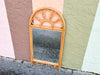 Petite Rattan Sunburst Mirror