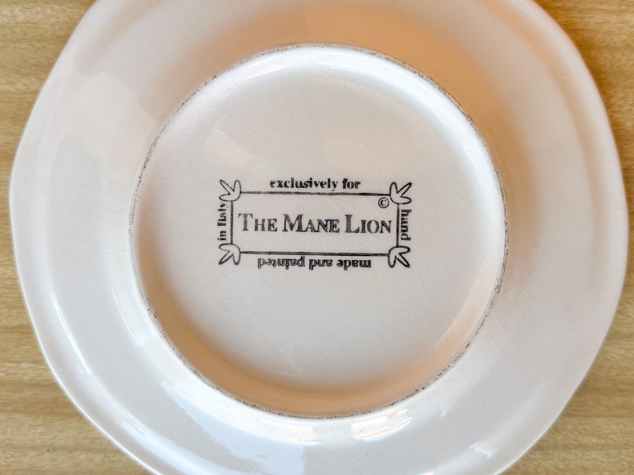 Set of Four Italian Safari Plates