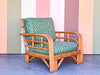 Old Florida Rattan Lounge Chair