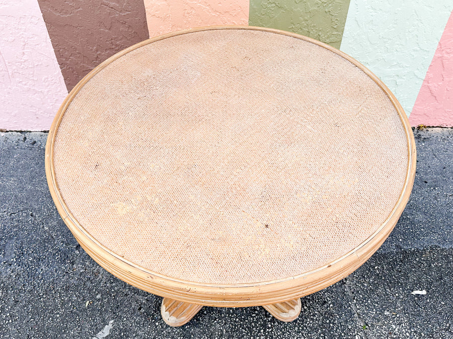 Coastal Rattan and Seagrass Entry Table