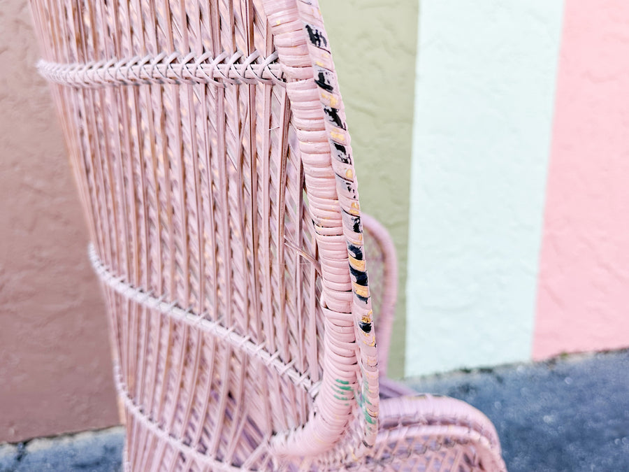 Pink Chic Peacock Chair