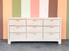 Coastal Chic Pencil Reed Dresser