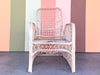 Marbled Pink Webspun Reclining Chair