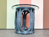 McGuire Blue Side Table