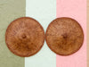 Pair of Cane and Rattan Hats