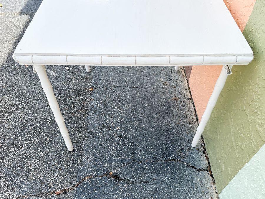 Faux Bamboo Folding Table