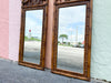 Pair of Handsome Thomasville Faux Bamboo Mirrors