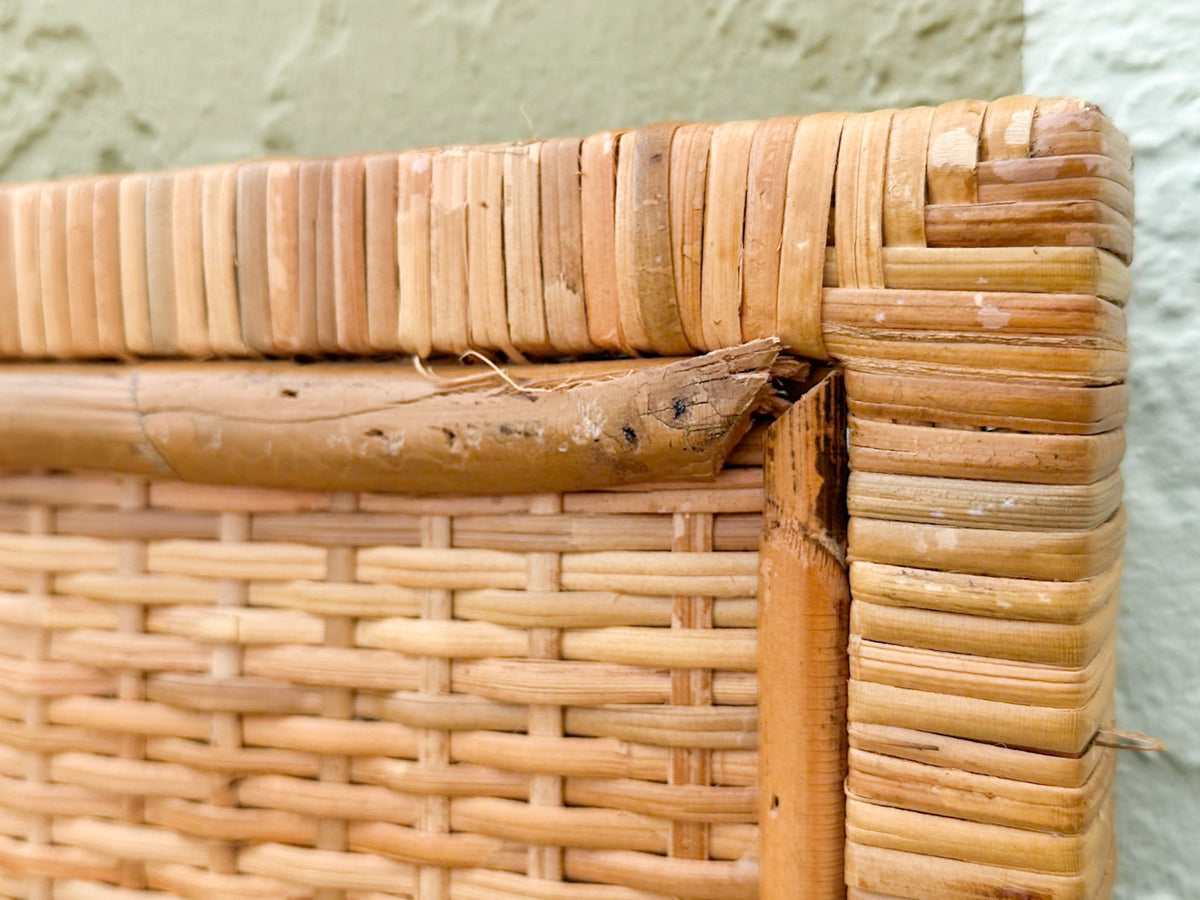 Coastal Chic Rattan King Headboard