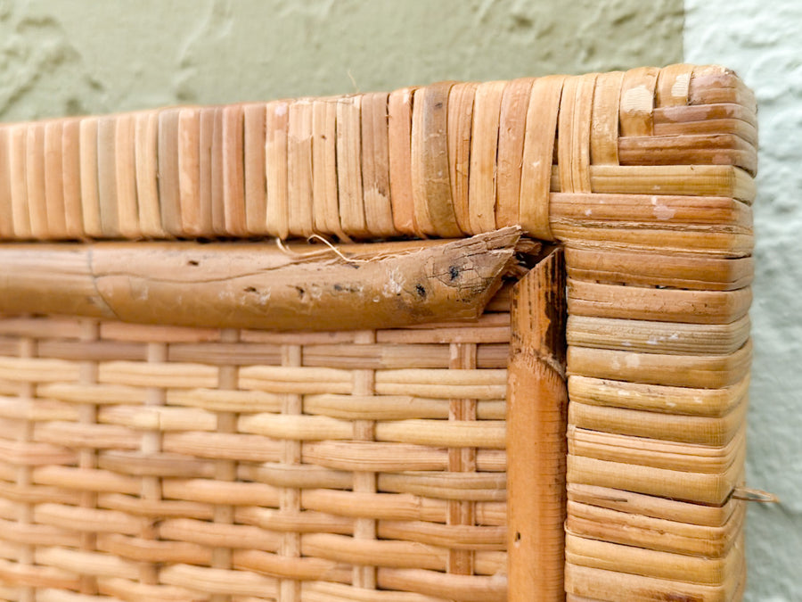 Coastal Chic Rattan King Headboard