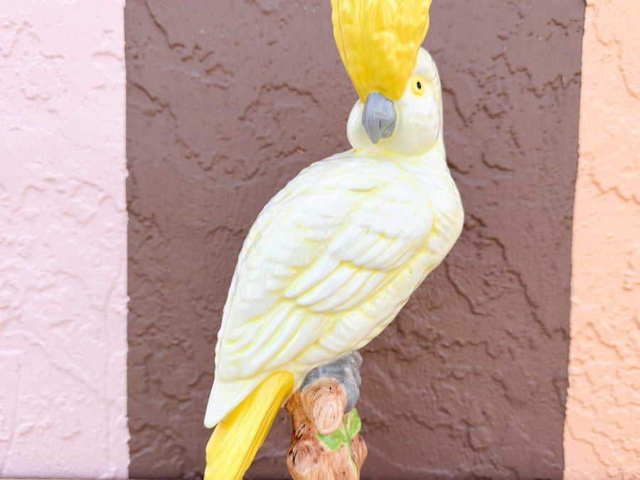 Yellow Tropical Cockatoo