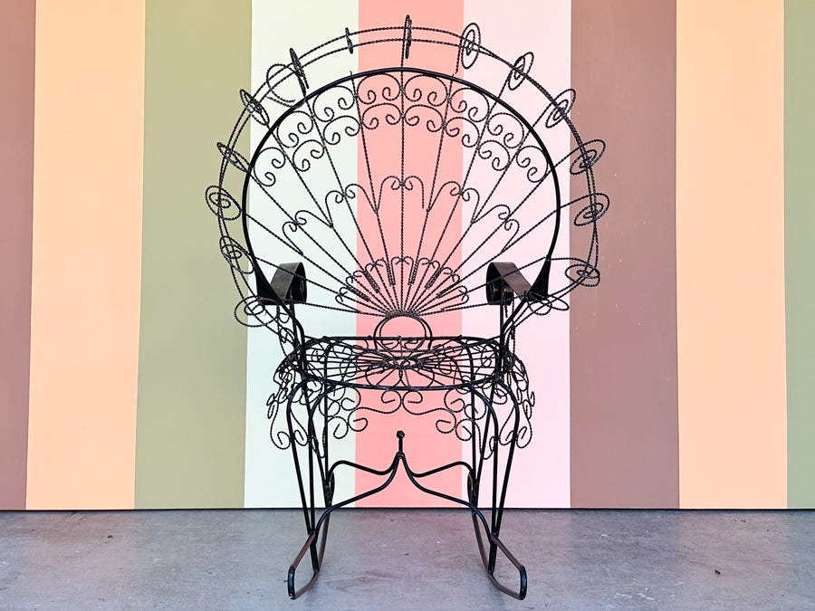 Salterini Style Peacock Rocker