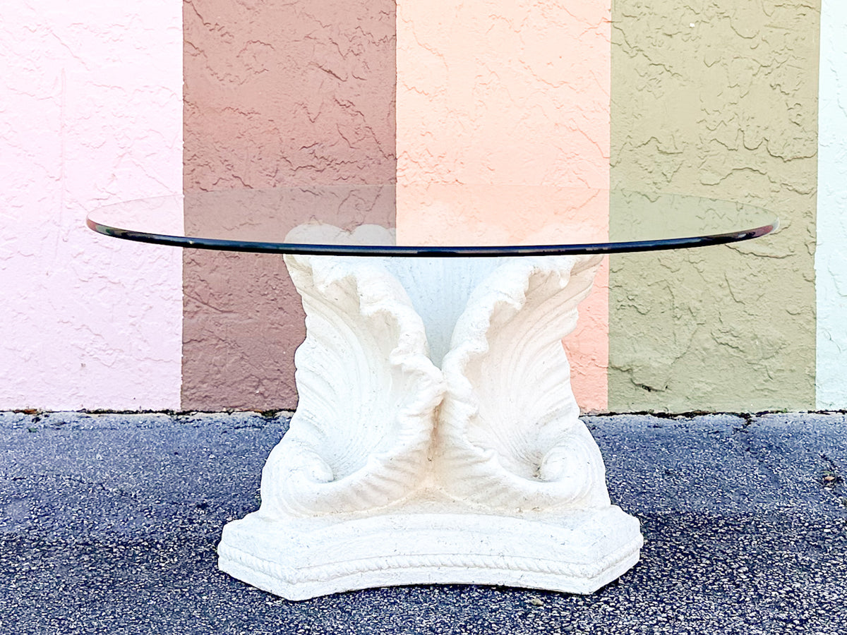 Plaster Shell Coffee Table