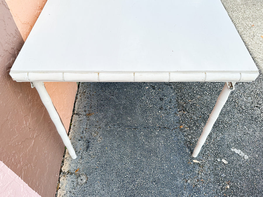 Faux Bamboo Folding Table