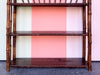West Indies Style Wood and Bamboo Shelf