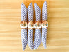 Set of Eight Shellegance Napkin Rings