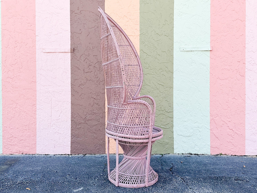 Pink Chic Peacock Chair