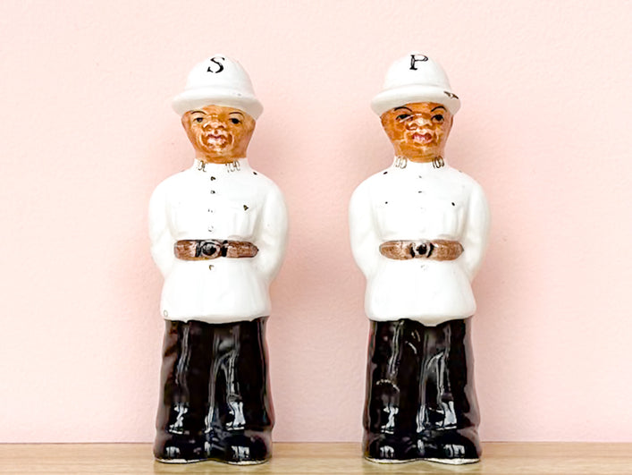 Bahamian Police Salt and Pepper Set
